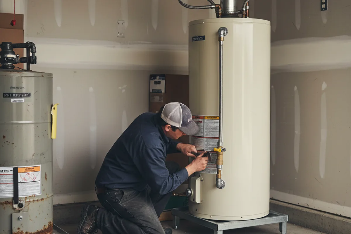Water heater and shutoff valve replacement in Pueblo