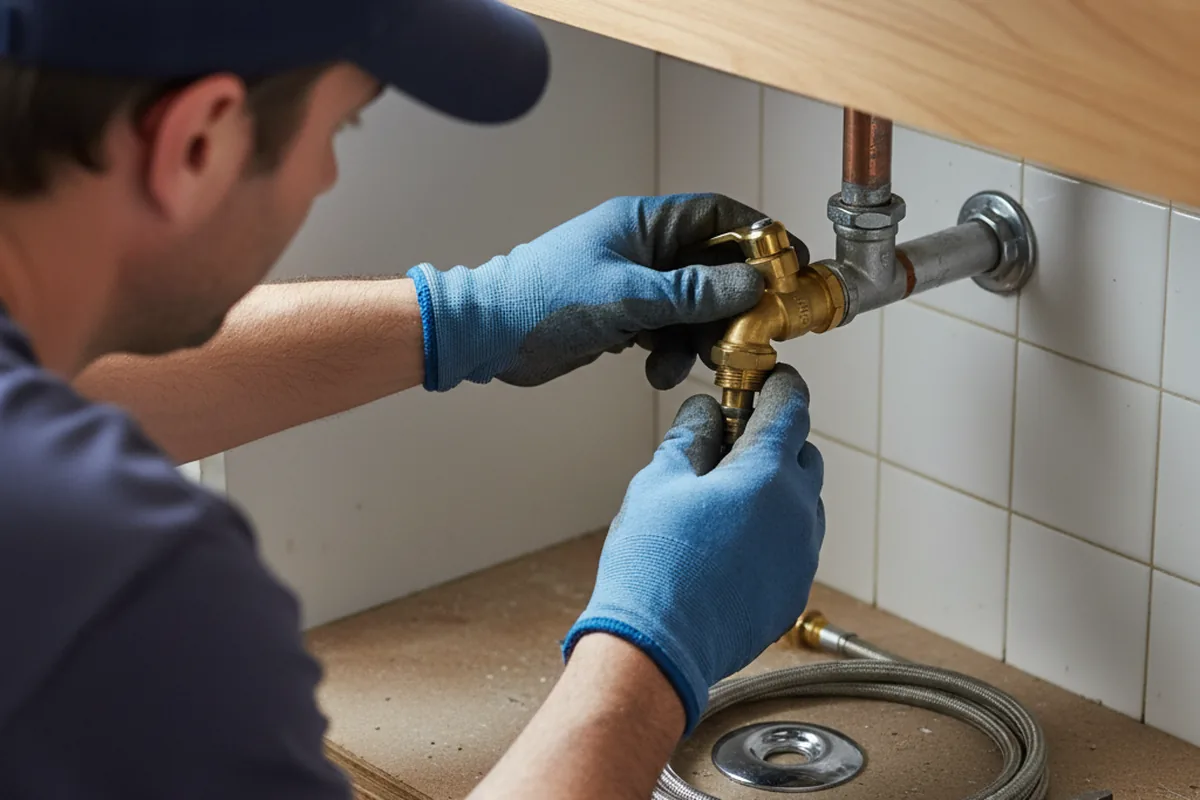 Shutoff valve and fitting work during Repiping in Pueblo